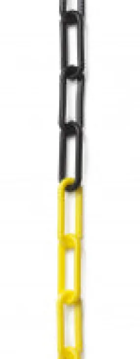 25 m chaine plast jaune noir ev.ch Facom